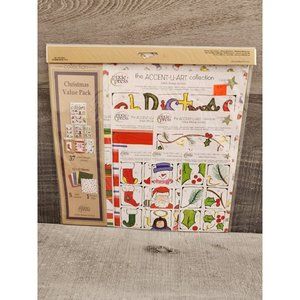 NEW Pixie Press CHRISTMAS Theme Page Kit 12x12 Vintage Accent-U-Art #45